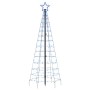 Árbol de Navidad LED con estacas 220 LEDs azul 180 cm