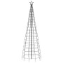 Árbol de Navidad LED con estacas 570 LEDs blanco cálido 300 cm