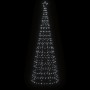 Árbol de Navidad LED con estacas 570 LEDs blanco frío 300 cm