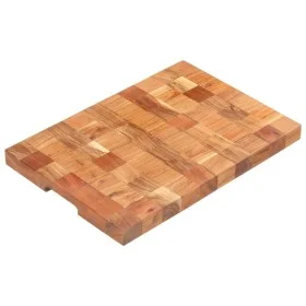 Schneidebrett aus massivem Akazienholz, 50 x 34 x 3,8 cm von vidaXL, Schneidbretter - Ref: Foro24-286572, Preis: 53,75 €, Rab...