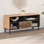 Mueble de TV madera maciza de mango 100x33x46 cm en Muebles TV | Comprar online en Foro24
