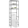Estantería de 3 niveles sobre inodoro negro 53x28x169 cm de vidaXL, Toalleros - Ref: Foro24-288329, Precio: 23,84 €, Descuent...