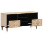 Mueble de TV madera maciza de mango 100x33x46 cm en Muebles TV | Comprar online en Foro24