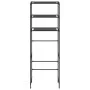 3-tier shelf above black toilet 53x28x169 cm by vidaXL, Towel racks - Ref: Foro24-288329, Price: 24,48 €, Discount: %