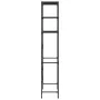 3-tier shelf above black toilet 53x28x169 cm by vidaXL, Towel racks - Ref: Foro24-288329, Price: 24,48 €, Discount: %