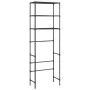 3-tier shelf above black toilet 53x28x169 cm by vidaXL, Towel racks - Ref: Foro24-288329, Price: 24,48 €, Discount: %