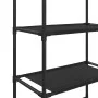 3-tier shelf above black toilet 53x28x169 cm by vidaXL, Towel racks - Ref: Foro24-288329, Price: 24,48 €, Discount: %