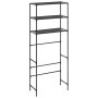 Estantería de 3 niveles sobre lavadora negro 69x28x169 cm de vidaXL, Toalleros - Ref: Foro24-288330, Precio: 23,95 €, Descuen...