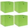 Cajas de almacenaje 4 uds tela verde 32x32x32 cm de vidaXL, Cestas para almacenaje - Ref: Foro24-288369, Precio: 24,67 €, Des...