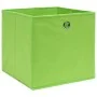 Cajas de almacenaje 4 uds tela verde 32x32x32 cm de vidaXL, Cestas para almacenaje - Ref: Foro24-288369, Precio: 24,67 €, Des...