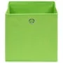 Cajas de almacenaje 4 uds tela verde 32x32x32 cm de vidaXL, Cestas para almacenaje - Ref: Foro24-288369, Precio: 24,67 €, Des...