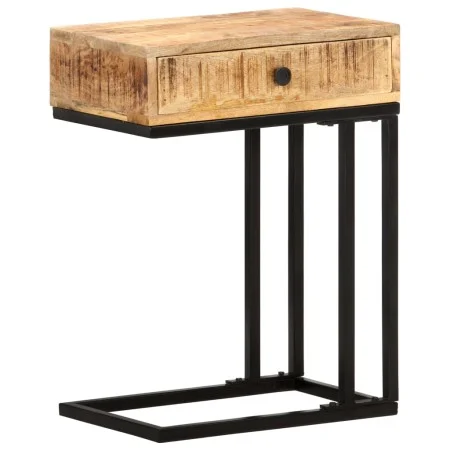U-förmiger Beistelltisch aus massivem Mangoholz 45x30x61 cm von vidaXL, Seitentische - Ref: Foro24-289091, Preis: 81,41 €, Ra...