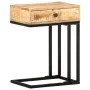 Mesa auxiliar forma de U madera maciza de mango 45x30x61 cm de vidaXL, Mesas auxiliares - Ref: Foro24-289091, Precio: 81,41 €...