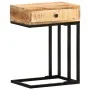 U-förmiger Beistelltisch aus massivem Mangoholz 45x30x61 cm von vidaXL, Seitentische - Ref: Foro24-289091, Preis: 81,41 €, Ra...
