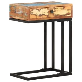 U-shaped side table solid recycled wood 45x30x61 cm by vidaXL, Side tables - Ref: Foro24-289092, Price: 78,05 €, Discount: %