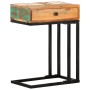 U-förmiger Beistelltisch aus massivem Recyclingholz 45x30x61 cm von vidaXL, Seitentische - Ref: Foro24-289092, Preis: 78,95 €...