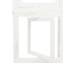 Biombo separador de 5 paneles madera maciza Paulownia blanco