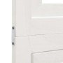 Biombo separador de 6 paneles madera maciza Paulownia blanco