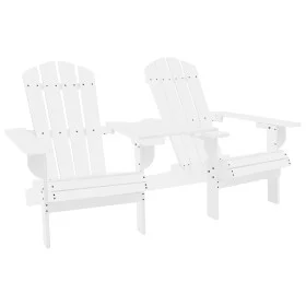 Adirondack garden chairs and solid white fir wood table by vidaXL, Garden chairs - Ref: Foro24-310067, Price: 136,43 €, Disco...