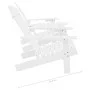Adirondack garden chairs and solid white fir wood table by vidaXL, Garden chairs - Ref: Foro24-310067, Price: 136,43 €, Disco...