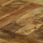 Mesa de Comedor 160 x 160 x 76 cm Madera de mango rugosa