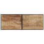Mesa de bar madera maciza de mango rugoso 150x55x107 cm