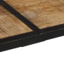 Mesa de bar madera maciza de mango rugoso 150x55x107 cm