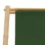 Strandkorb aus Bambus und grünem Segeltuch von vidaXL, Gartenstühle - Ref: Foro24-313021, Preis: 64,26 €, Rabatt: %
