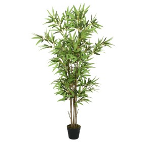 Árbol de bambú artificial con 828 hojas verde 150 cm