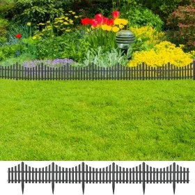 Garden edges 17 units PP anthracite 10 m by vidaXL, Garden edging and edging - Ref: Foro24-314682, Price: 50,34 €, Discount: %