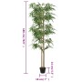 Árbol de bambú artificial con 1216 hojas verde 180 cm