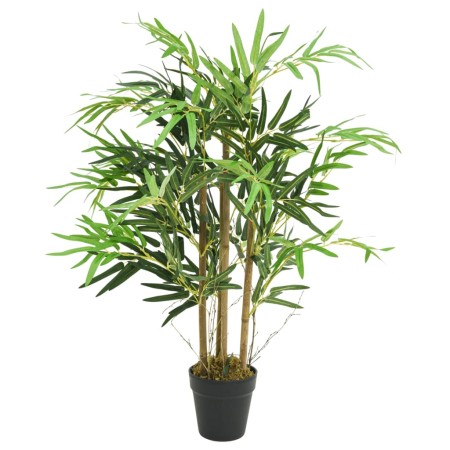 Árbol de bambú artificial con 500 hojas verde 80 cm