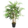 Árbol de bambú artificial con 500 hojas verde 80 cm