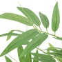 Árbol de bambú artificial con 384 hojas verde 120 cm