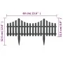 Garden edges 17 units PP anthracite 10 m by vidaXL, Garden edging and edging - Ref: Foro24-314682, Price: 50,34 €, Discount: %