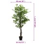 Árbol ficus artificial 630 hojas verde 120 cm