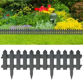 Garden edging 25 units PP anthracite 10 m by vidaXL, Garden edging and edging - Ref: Foro24-314683, Price: 68,85 €, Discount: %