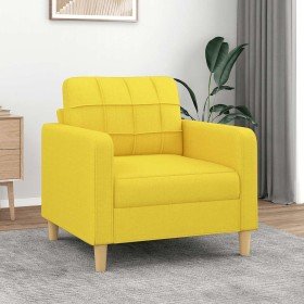 Sillón de tela amarillo claro 60 cm Sillón de tela amarillo claro 60 cm