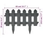Garden edging 25 units PP anthracite 10 m by vidaXL, Garden edging and edging - Ref: Foro24-314683, Price: 68,85 €, Discount: %