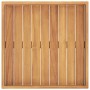 Tablett aus massivem Teakholz, 50 x 50 cm von vidaXL, Servierplatten - Ref: Foro24-315457, Preis: 60,38 €, Rabatt: %