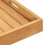 Bandeja de madera de teca maciza 50x50 cm de vidaXL, Fuentes para servir - Ref: Foro24-315457, Precio: 57,02 €, Descuento: %