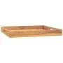 Tablett aus massivem Teakholz 60x60 cm von vidaXL, Servierplatten - Ref: Foro24-315458, Preis: 63,04 €, Rabatt: %