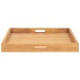 Tablett aus massivem Teakholz 60x60 cm von vidaXL, Servierplatten - Ref: Foro24-315458, Preis: 77,10 €, Rabatt: %