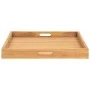 Tablett aus massivem Teakholz 60x60 cm von vidaXL, Servierplatten - Ref: Foro24-315458, Preis: 63,04 €, Rabatt: %