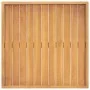 Tablett aus massivem Teakholz 60x60 cm von vidaXL, Servierplatten - Ref: Foro24-315458, Preis: 63,04 €, Rabatt: %