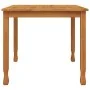 Mesa de comedor de jardín madera maciza de teca 85x85x75 cm de vidaXL, Mesas de jardín - Ref: Foro24-316605, Precio: 121,16 €...