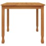Mesa de comedor de jardín madera maciza de teca 85x85x75 cm de vidaXL, Mesas de jardín - Ref: Foro24-316605, Precio: 122,65 €...