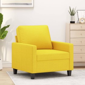 Sillón de tela amarillo claro 60 cm Sillón de tela amarillo claro 60 cm