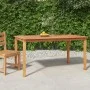 Garden dining table solid teak wood 150x90x75 cm by vidaXL, Garden tables - Ref: Foro24-316606, Price: 167,77 €, Discount: %