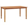 Garden dining table solid teak wood 150x90x75 cm by vidaXL, Garden tables - Ref: Foro24-316606, Price: 169,86 €, Discount: %